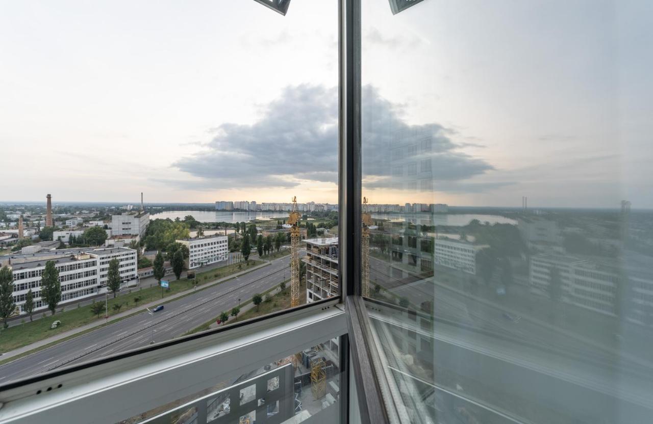 Flatrent Olympic Park, Метро Бориспільська Поруч! Kiev Esterno foto
